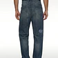 Jeans Hombre Baggy Corte Azul - Miniatura 3