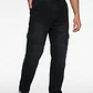 Jeans Hombre Baggy Cargo Negro - Miniatura 2