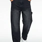 Jeans Hombre Balloon Carpintero Negro - Miniatura 2