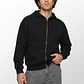 Polerón Hombre Cortes Moda Negro - Miniatura 1