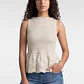 Peto Mujer Romantic Broderie Crudo - Miniatura 1