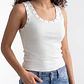 Peto Mujer Rib Tachas Crudo - Miniatura 3