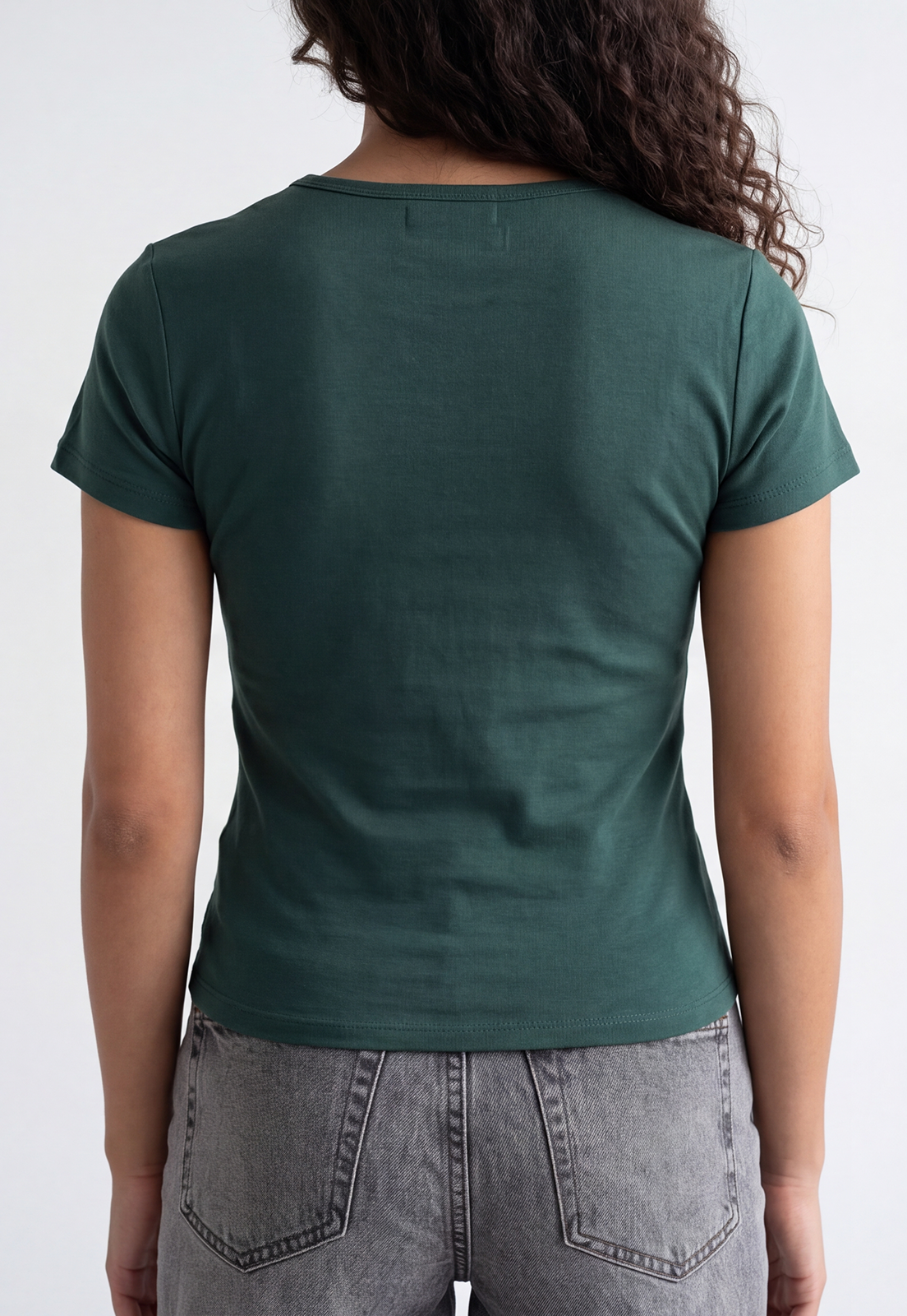 Polera Mujer Estampados Color Verde 4