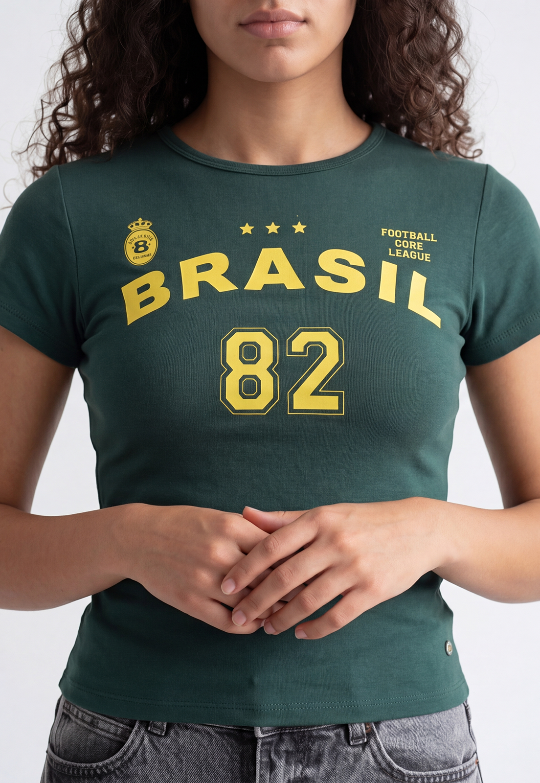 Polera Mujer Estampados Color Verde 3