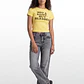 Polera Mujer Estampados Color Amarillo - Miniatura 2
