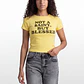Polera Mujer Estampados Color Amarillo - Miniatura 1