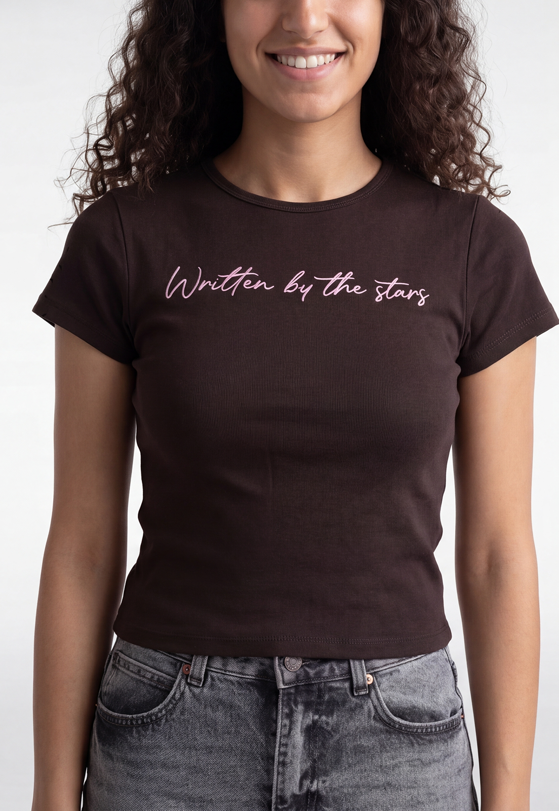 Polera Mujer Estampados Color Café 2