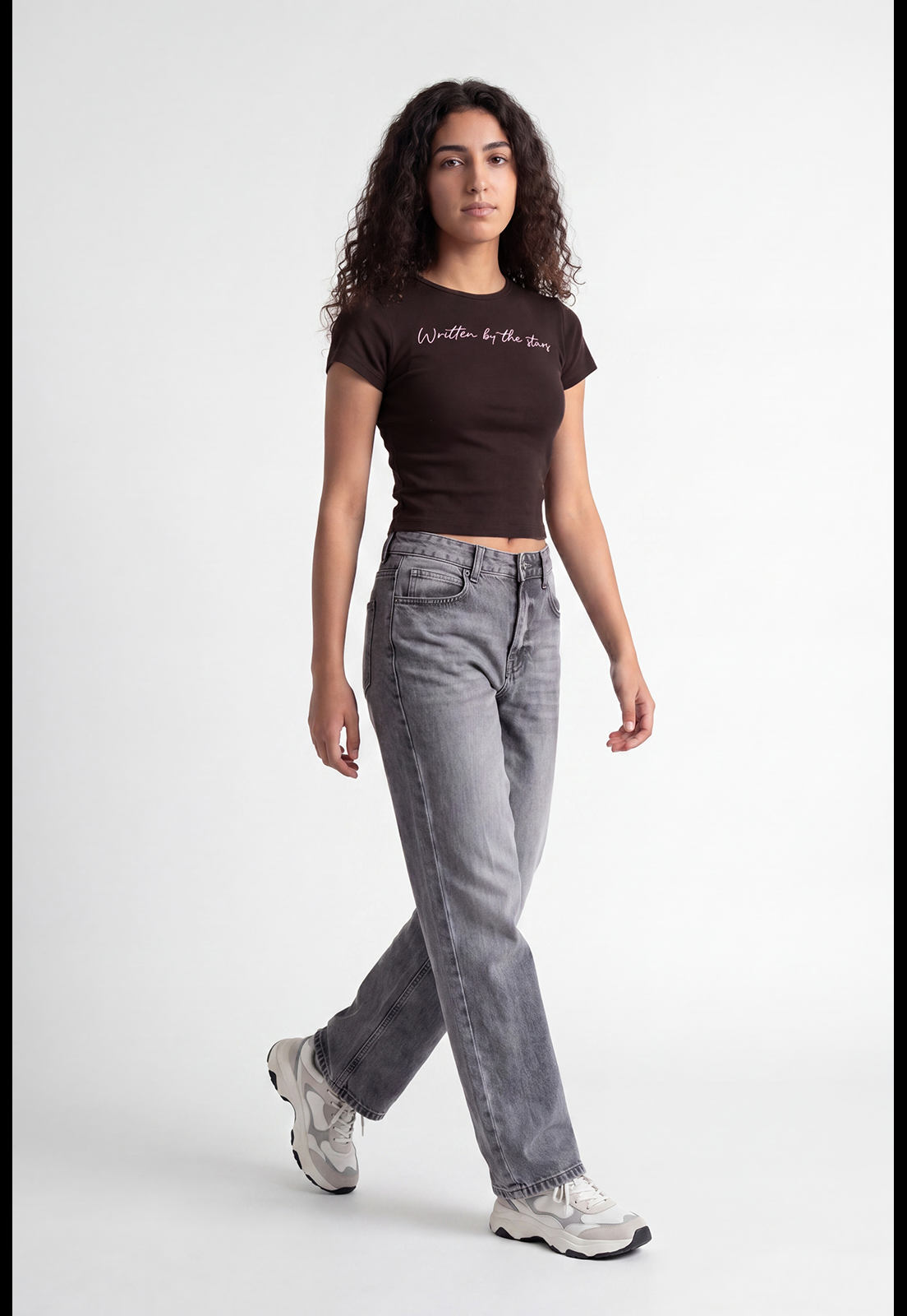 Polera Mujer Estampados Color Café 4
