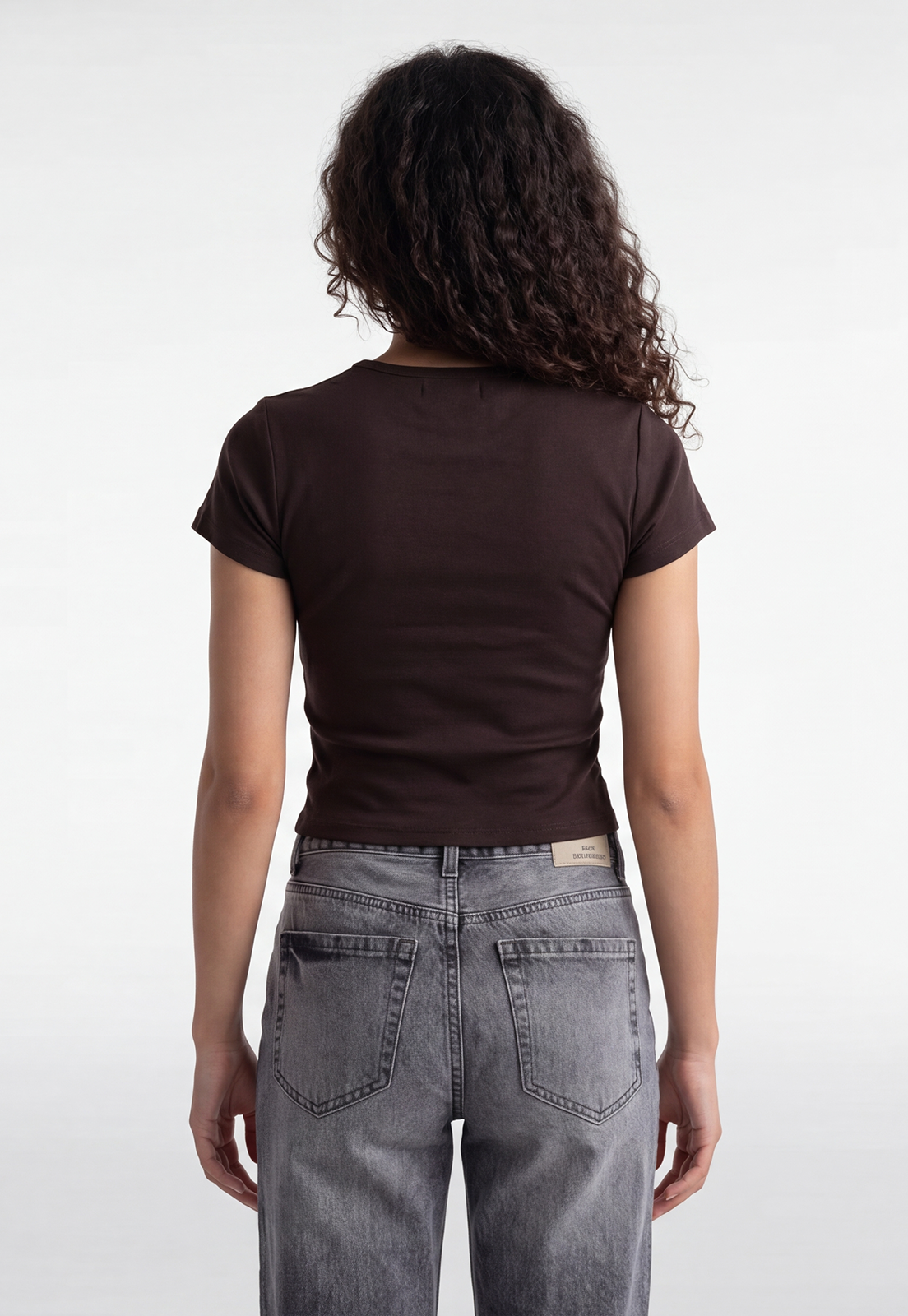 Polera Mujer Estampados Color Café 3