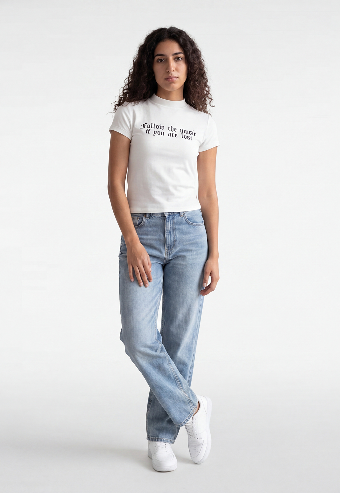 Polera Mujer Frases Crudo 2