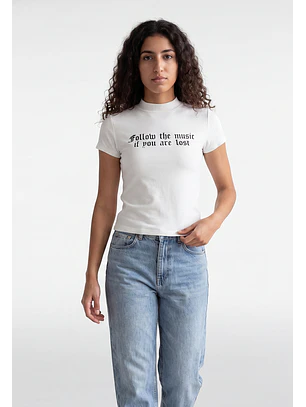 Polera Mujer Frases Crudo