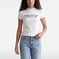 Polera Mujer Frases Crudo - Miniatura 1