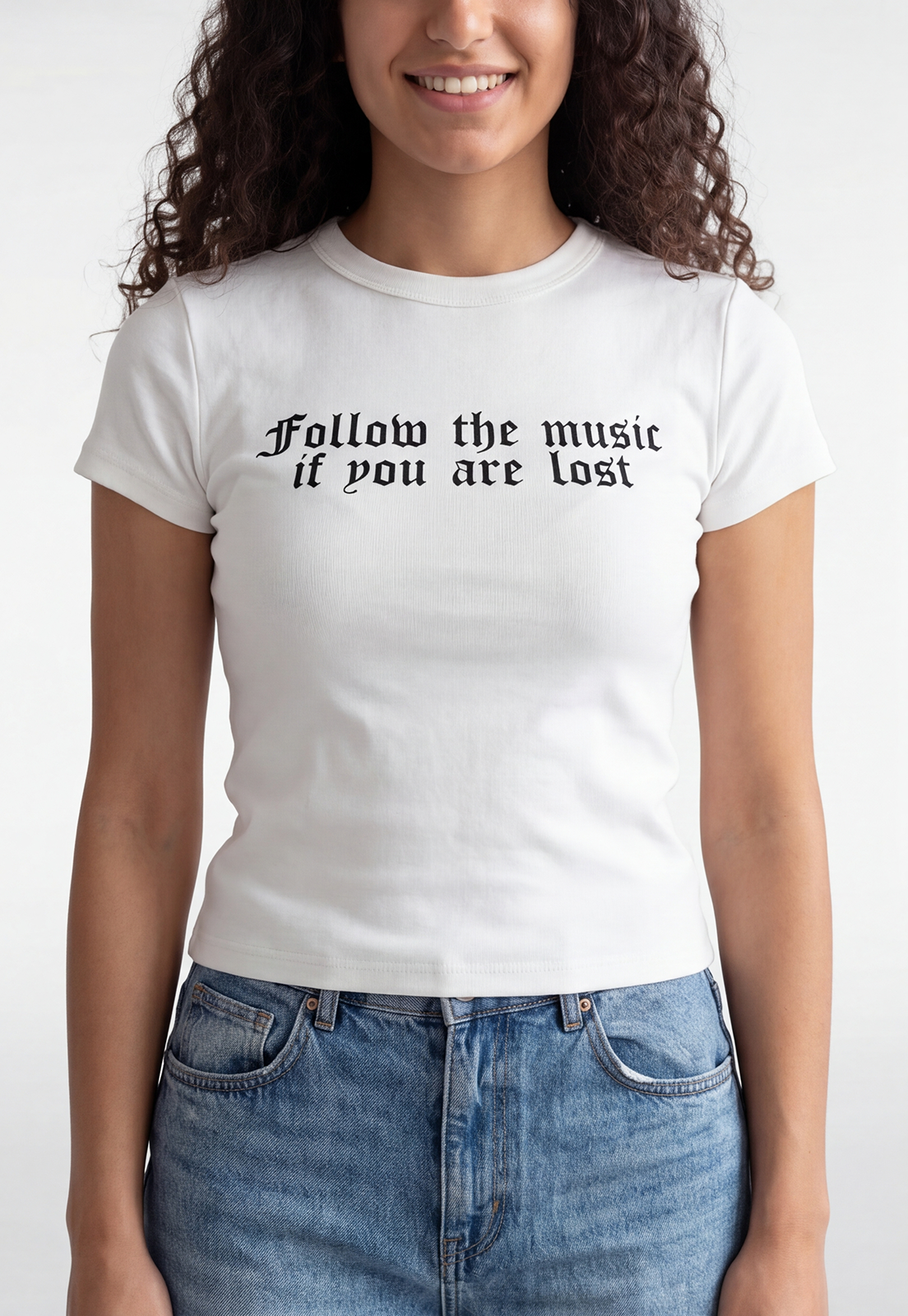 Polera Mujer Frases Crudo 3