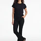 Polera Mujer Basic Cuello Redondo Negro - Miniatura 2