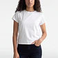 Polera Mujer Basic Cuello Redondo Crudo - Miniatura 1