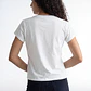 Polera Mujer Basic Cuello Redondo Crudo - Miniatura 4