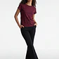 Polera Mujer Basic Cuello Redondo Uva - Miniatura 2