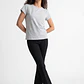 Polera Mujer Basic Cuello Redondo Gris - Miniatura 2