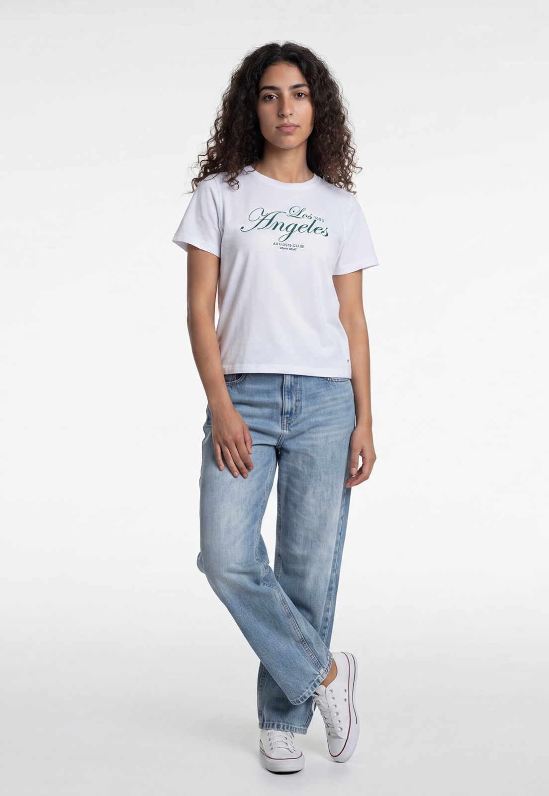 Polera Mujer Estampado Milano Blanco 2