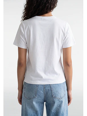 Polera Mujer Estampado Milano Blanco
