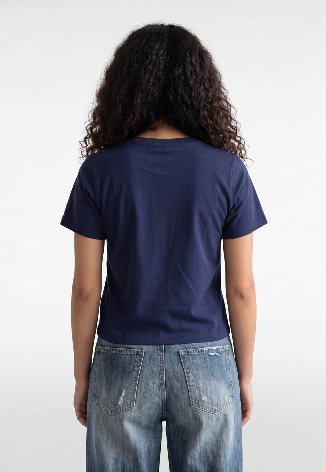 Polera Mujer Estampado Milano Azul 3