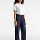 Jeans Mujer Raw Oscuro Relaxed Azul - Miniatura 4