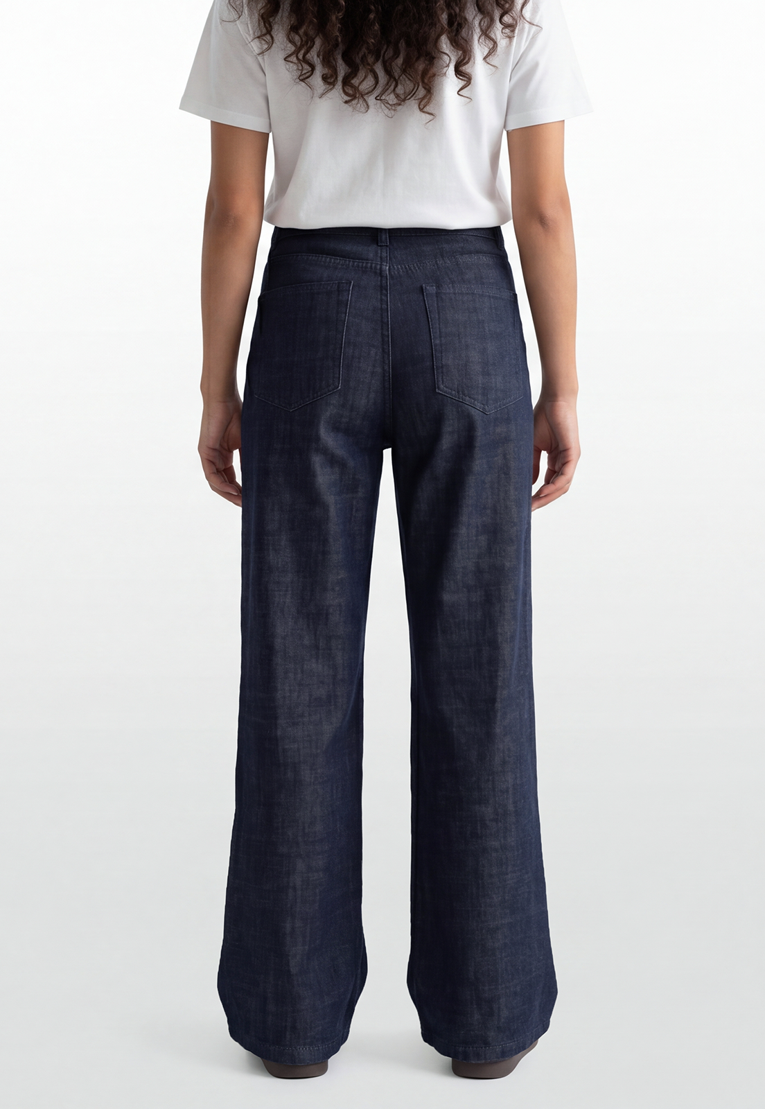 Jeans Mujer Raw Oscuro Relaxed Azul 3