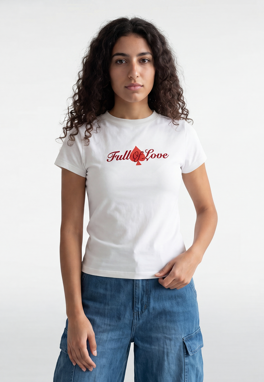 Polera Mujer Of Love Crudo 1
