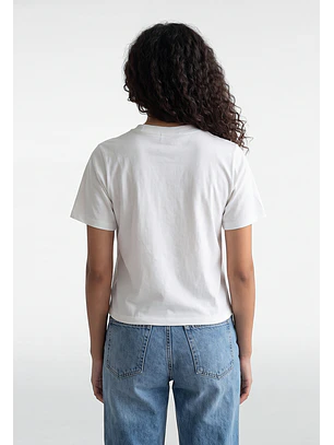 Polera Mujer Tachas Delantero Crudo