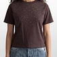 Polera Mujer Tachas Delantero Café - Miniatura 3