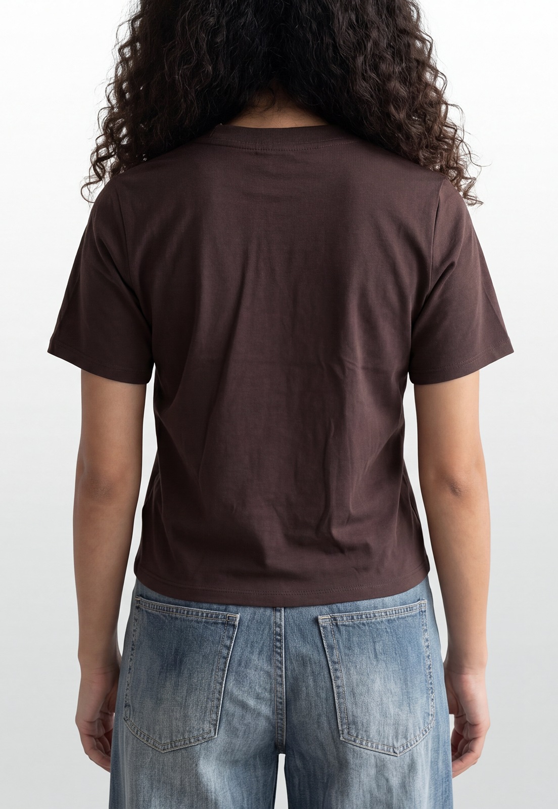 Polera Mujer Tachas Delantero Café 4