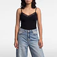 Body Mujer Pabilo Escote Encaje Negro - Miniatura 1