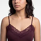 Body Mujer Pabilo Escote Encaje Uva - Miniatura 3