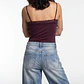 Body Mujer Pabilo Escote Encaje Uva - Miniatura 4