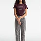 Polera Mujer Texto Brillo Morado - Miniatura 2