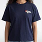 Polera Mujer Boxy Fit Bloom Azul - Miniatura 3