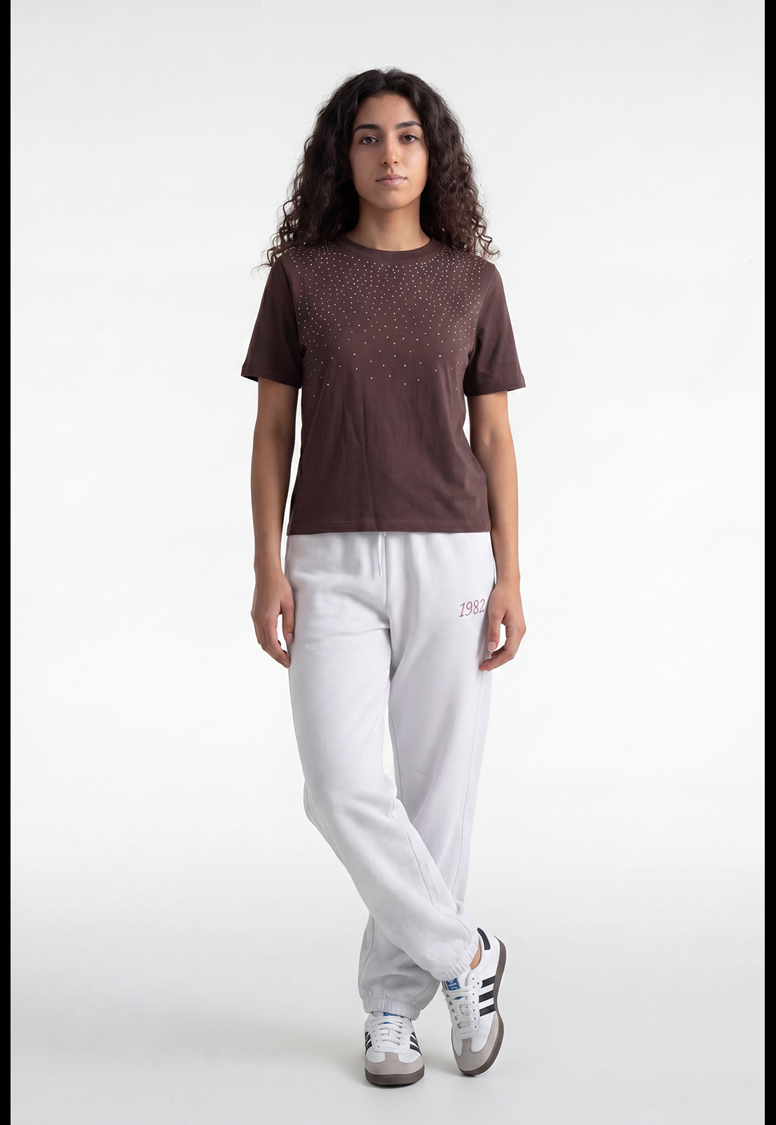 Pantalón Buzo Mujer Balloon Varsity Gris 3