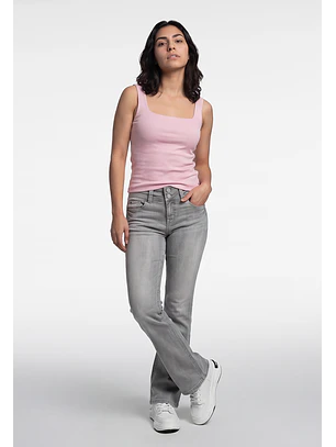 Peto Mujer Escote Cuadrado Rosado