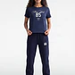 Pantalón Buzo Mujer Balloon Varsity Azul - Miniatura 1