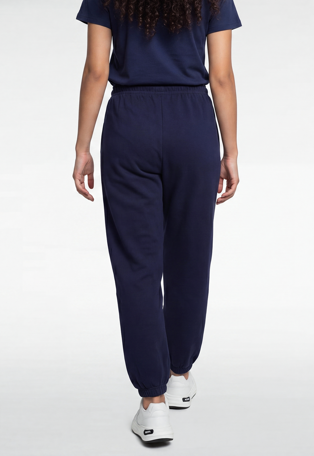Pantalón Buzo Mujer Balloon Varsity Azul 3