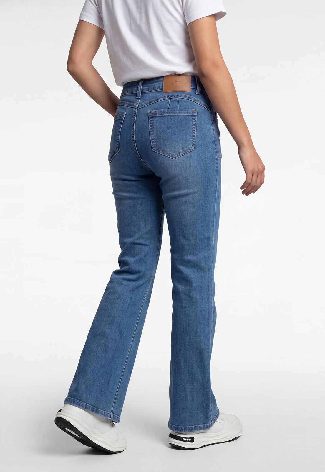 Jeans Mujer Flare Push Up Azul 3