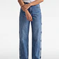Jeans Mujer Estrellas Costados Celeste - Miniatura 2