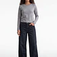 Jeans Mujer Wide Loose Azul - Miniatura 1