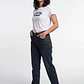 Jeans Mujer Recto Azul - Miniatura 4