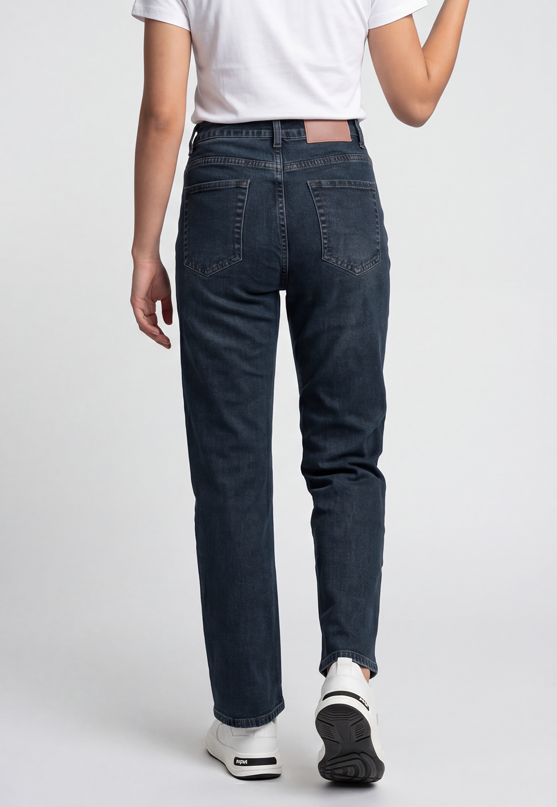 Jeans Mujer Recto Azul 2