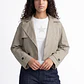 Chaqueta Mujer Trench Corto Verde - Miniatura 1