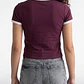 Polera Mujer Estampado Número Burdeo - Miniatura 4