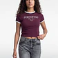 Polera Mujer Estampado Número Burdeo - Miniatura 1