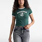 Polera Mujer Estampado Número Verde - Miniatura 1