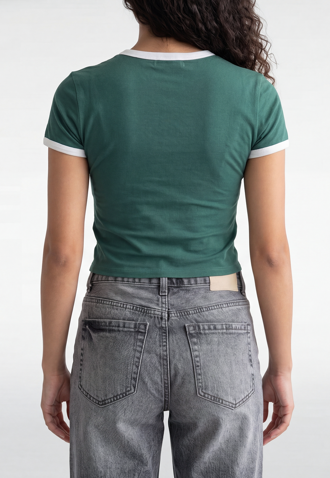Polera Mujer Estampado Número Verde 4